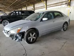 Salvage cars for sale at auction: 2005 Honda Accord EX