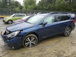 Subaru Outback Vehiculos salvage en venta: 2019 Subaru Outback 3.6R Limited