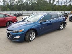 Salvage cars for sale at Harleyville, SC auction: 2019 Chevrolet Malibu LS