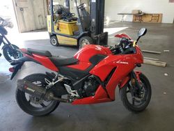 Salvage motorcycles for sale at Ham Lake, MN auction: 2015 Honda CBR300 R