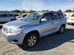 Salvage cars for sale at Sacramento, CA auction: 2008 Toyota Highlander