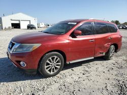 Nissan salvage cars for sale: 2015 Nissan Pathfinder S