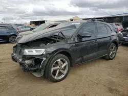 Salvage cars for sale at Brighton, CO auction: 2020 Audi Q5 Titanium Premium Plus