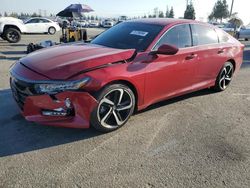 Salvage cars for sale at Rancho Cucamonga, CA auction: 2018 Honda Accord Sport