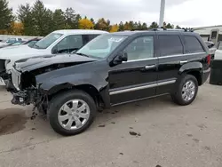 Salvage cars for sale at Eldridge, IA auction: 2008 Jeep Grand Cherokee Overland