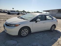 Salvage cars for sale from Copart Corpus Christi, TX: 2012 Honda Civic LX