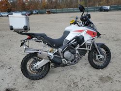 Salvage motorcycles for sale at Candia, NH auction: 2016 Ducati Multistrada 1200