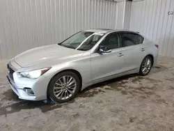 Infiniti salvage cars for sale: 2018 Infiniti Q50 Luxe