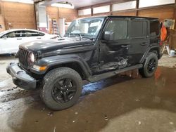 Salvage cars for sale at Ebensburg, PA auction: 2021 Jeep Wrangler Unlimited Sahara