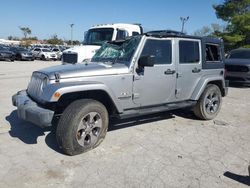 Salvage cars for sale at Lexington, KY auction: 2016 Jeep Wrangler Unlimited Sahara