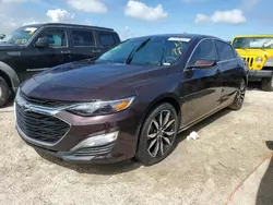 Chevrolet salvage cars for sale: 2021 Chevrolet Malibu RS