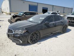 Salvage cars for sale at Grand Prairie, TX auction: 2018 Acura TLX Tech