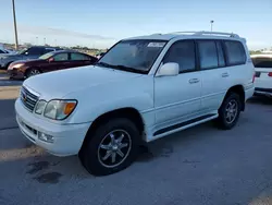 Salvage cars for sale at Riverview, FL auction: 2003 Lexus LX 470