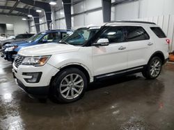 2016 Ford Explorer Limited en venta en Ham Lake, MN