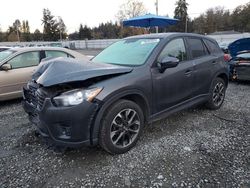 Salvage cars for sale at Graham, WA auction: 2016 Mazda CX-5 GT