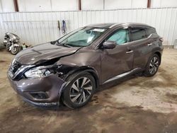 Nissan salvage cars for sale: 2016 Nissan Murano S