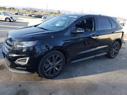 Salvage cars for sale at Van Nuys, CA auction: 2017 Ford Edge Sport