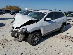 Salvage cars for sale at Taylor, TX auction: 2019 Jeep Cherokee Latitude Plus