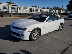 Salvage cars for sale at Sacramento, CA auction: 2014 Chevrolet Camaro LT