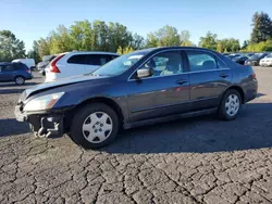 Salvage cars for sale at Portland, OR auction: 2006 Honda Accord LX