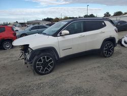 Salvage cars for sale at Sacramento, CA auction: 2017 Jeep Compass Limited