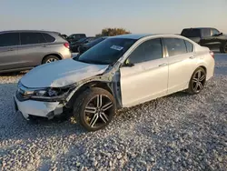 Salvage cars for sale at Taylor, TX auction: 2017 Honda Accord Sport Special Edition