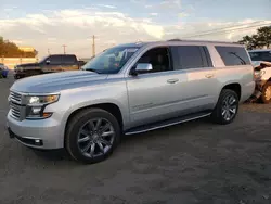 Salvage cars for sale at Newton, AL auction: 2017 Chevrolet Suburban K1500 Premier