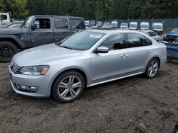 Volkswagen salvage cars for sale: 2014 Volkswagen Passat SEL