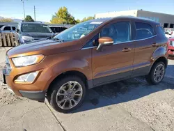 Ford salvage cars for sale: 2019 Ford Ecosport Titanium