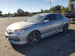 Salvage cars for sale from Copart San Martin, CA: 2017 Honda Accord Touring