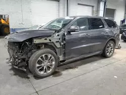 Salvage cars for sale at Ham Lake, MN auction: 2019 Dodge Durango R/T