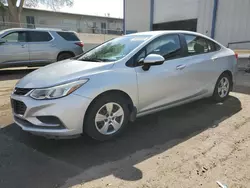 Chevrolet Vehiculos salvage en venta: 2016 Chevrolet Cruze LS