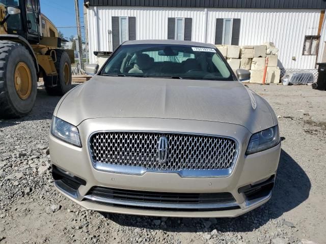 2017 Lincoln Continental Select