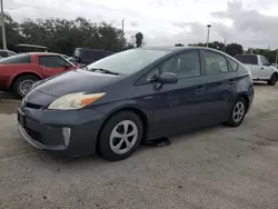 Salvage cars for sale at Riverview, FL auction: 2012 Toyota Prius