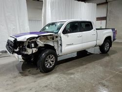 Salvage cars for sale from Copart Leroy, NY: 2018 Toyota Tacoma Double Cab