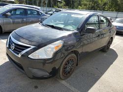 Salvage cars for sale at Savannah, GA auction: 2015 Nissan Versa S