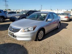 Salvage cars for sale at Elgin, IL auction: 2012 Honda Accord LX