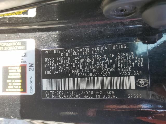 2011 Toyota Camry Base