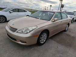 Salvage cars for sale at Riverview, FL auction: 2002 Lexus ES 300