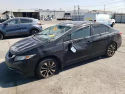 Salvage cars for sale at Sun Valley, CA auction: 2015 Honda Civic EX