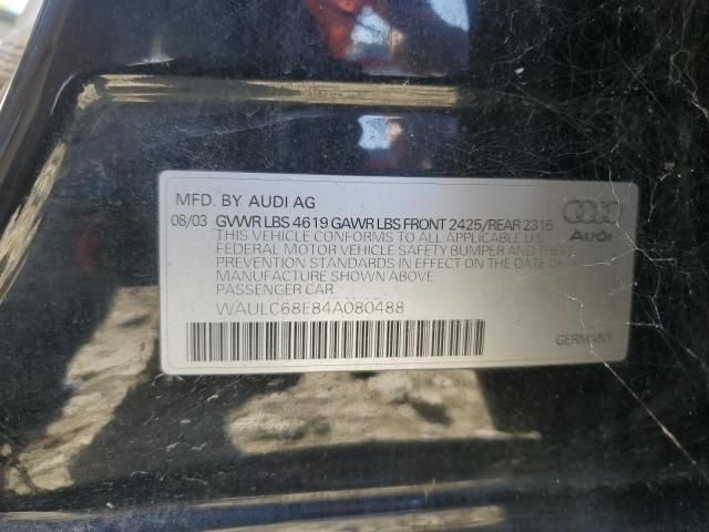 2004 Audi A4 1.8T Quattro