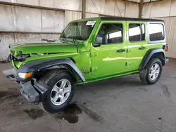 Salvage cars for sale at Phoenix, AZ auction: 2019 Jeep Wrangler Unlimited Sport