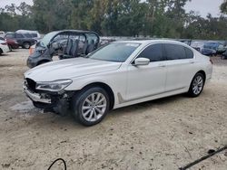 Salvage cars for sale at Ocala, FL auction: 2019 BMW 750 XI