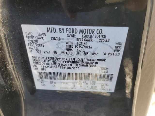 2006 Ford Escape Limited