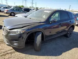 Salvage cars for sale at Elgin, IL auction: 2016 Mazda CX-5 GT