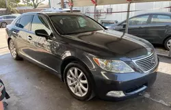 Salvage cars for sale at Grand Prairie, TX auction: 2007 Lexus LS 460