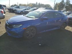 Salvage cars for sale at auction: 2020 Honda Civic Sport