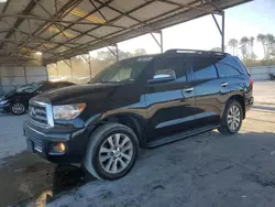 Salvage cars for sale at Cartersville, GA auction: 2016 Toyota Sequoia Limited