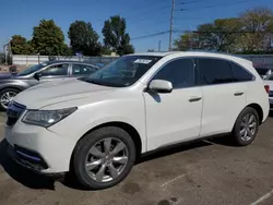 Acura mdx salvage cars for sale: 2014 Acura MDX Advance