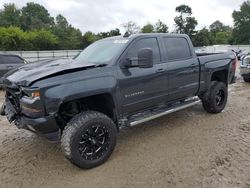 Chevrolet Silverado k1500 lt salvage cars for sale: 2017 Chevrolet Silverado K1500 LT